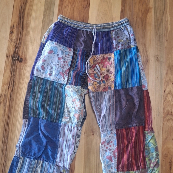 Kathmandu Womens Bohemian Patchwork Wide Leg Pants Xs Or Small Due To Stretch - Picture 2 of 11